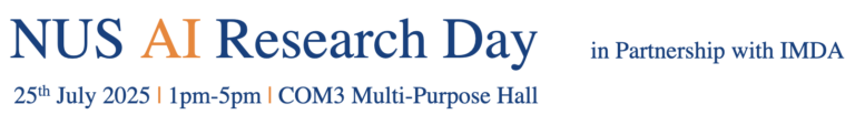 NUS AI Research Day